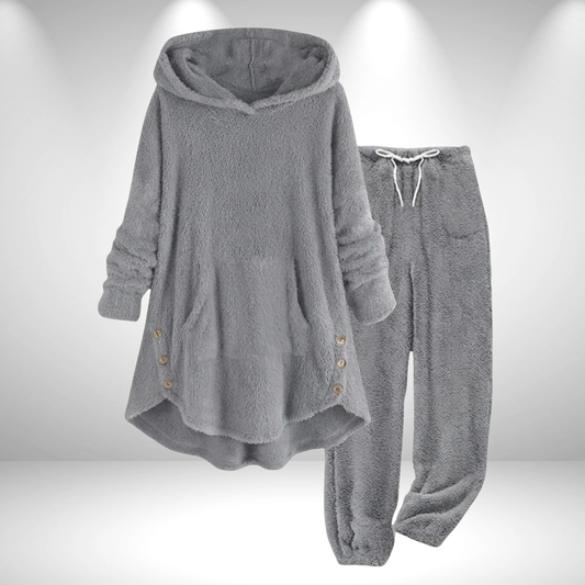 Yvette | Zweiteiliges Loungewear Set mit Kapuze für Damen