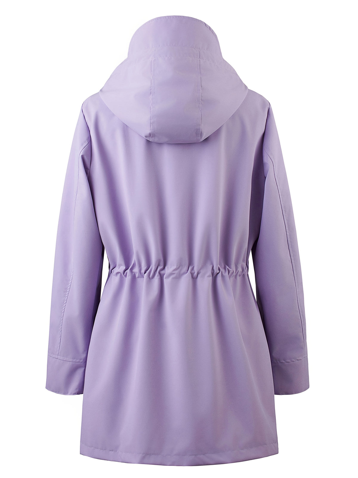 Eefje | Damen Winterjacke mit Kapuze und Kordelzug, Taillengürtel