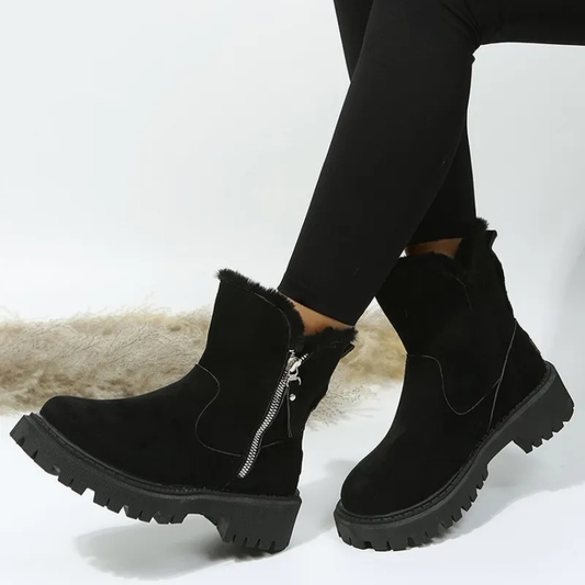 Britt | Warme Winterstiefel für Damen mit Schnürung