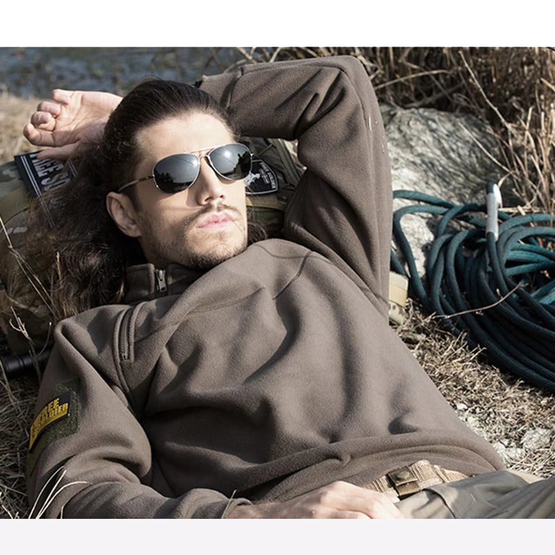 Theo | Herren Viertelzip Pullover Stehkragen Gerippt