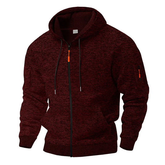 Emil | Herren Fleecejacke mit Reißverschluss und Taschen