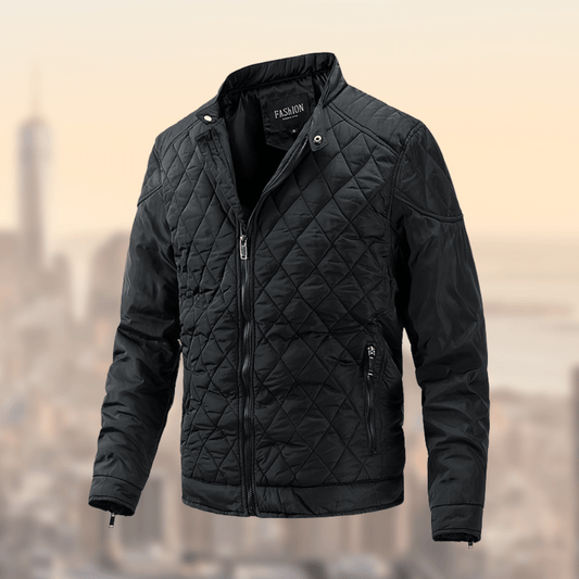 Gustav | Herren Steppjacke schmale Passform mit Stehkragen