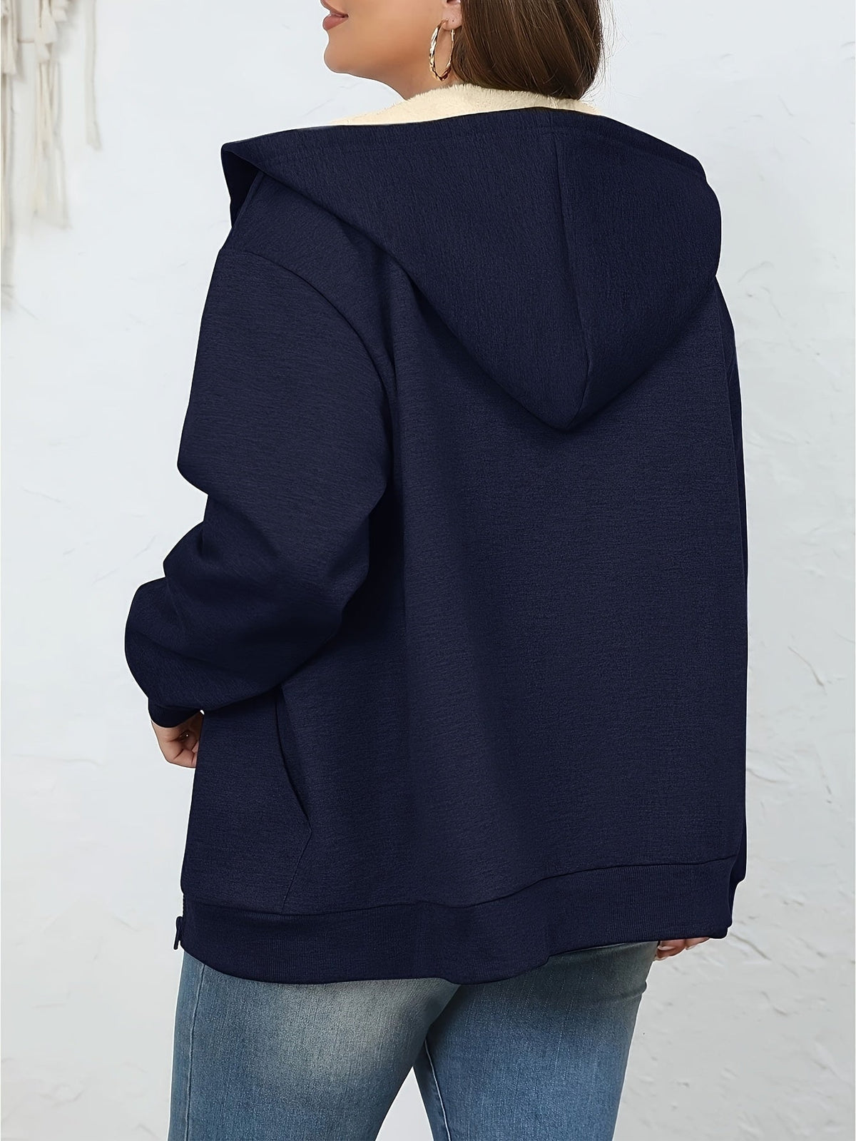 Leonie Kapuzenjacke mit Fellimitat-Kapuze für Damen