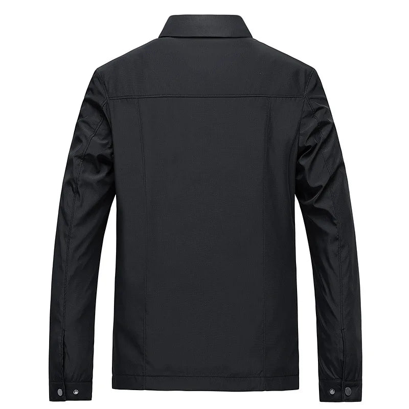 Finn | Herren Stehkragen Jacke mit Reißverschluss