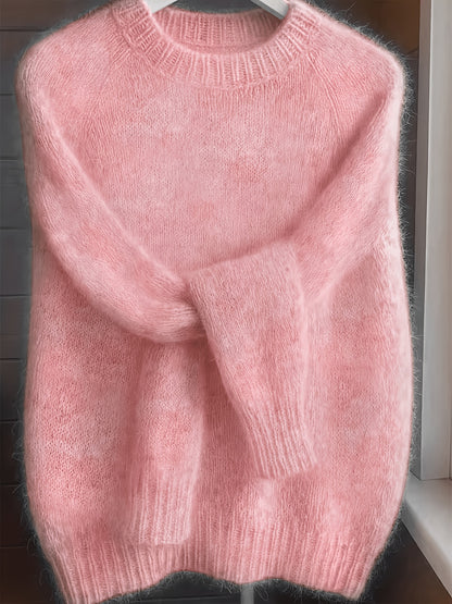 Kastanja | Damen Oversized Strickpullover