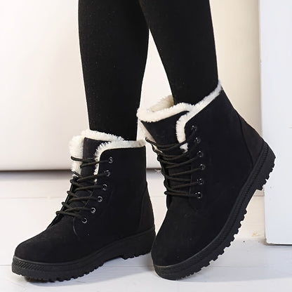 Benedikte | Chelsea Boots Damen mit Kunstfellkragen