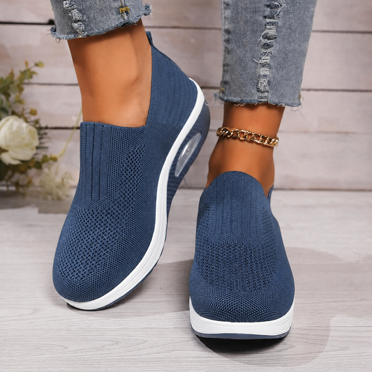 Liv | Slip-On Sneaker Damen mit Mesh-Design und rutschfester Sohle