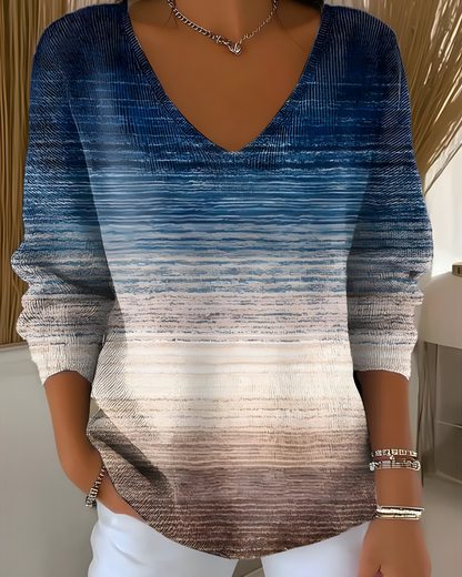 Hanna | Damen Strickpullover mit Glitzereffekt und Rippstruktur
