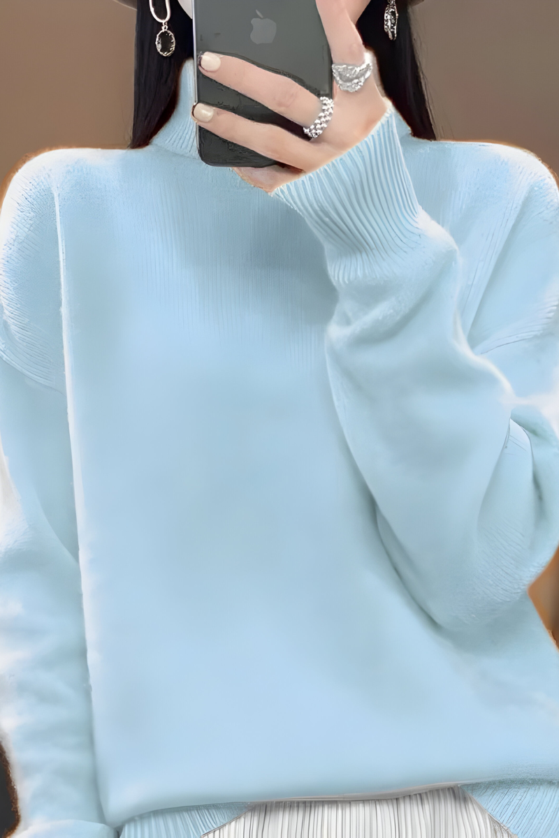 Heidi | Damen Rollkragenpullover mit Feinstrick, Coltrui-Kragen