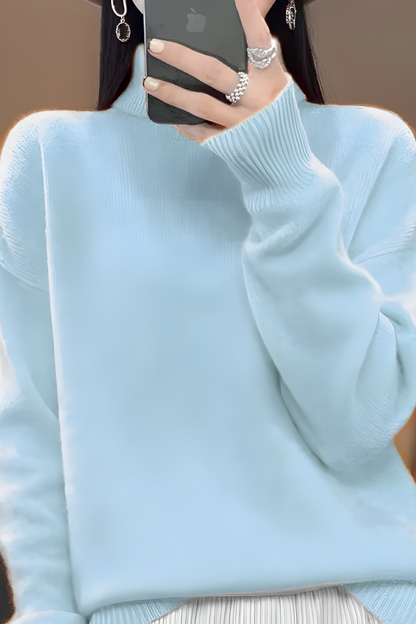 Heidi | Damen Rollkragenpullover mit Feinstrick, Coltrui-Kragen