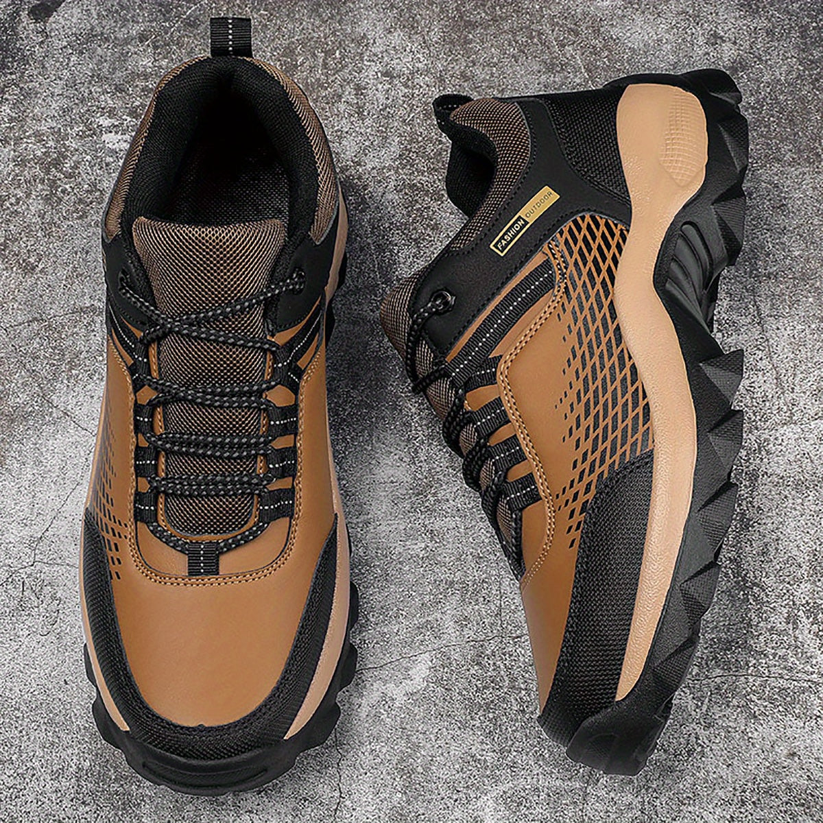Damir Robuste Herren Wanderschuhe mit Profilsohle