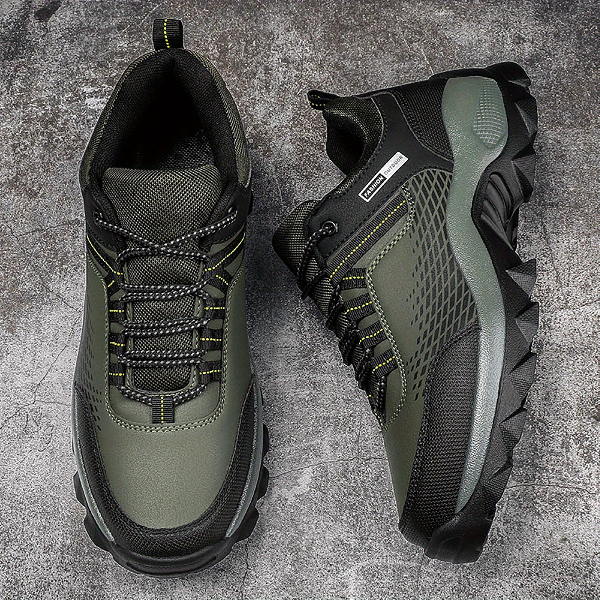 Damir Robuste Herren Wanderschuhe mit Profilsohle