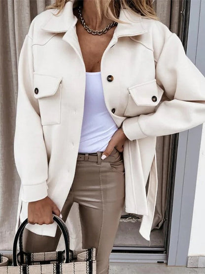 Petra - Eleganter Damen Trenchcoat mit Reverskragen