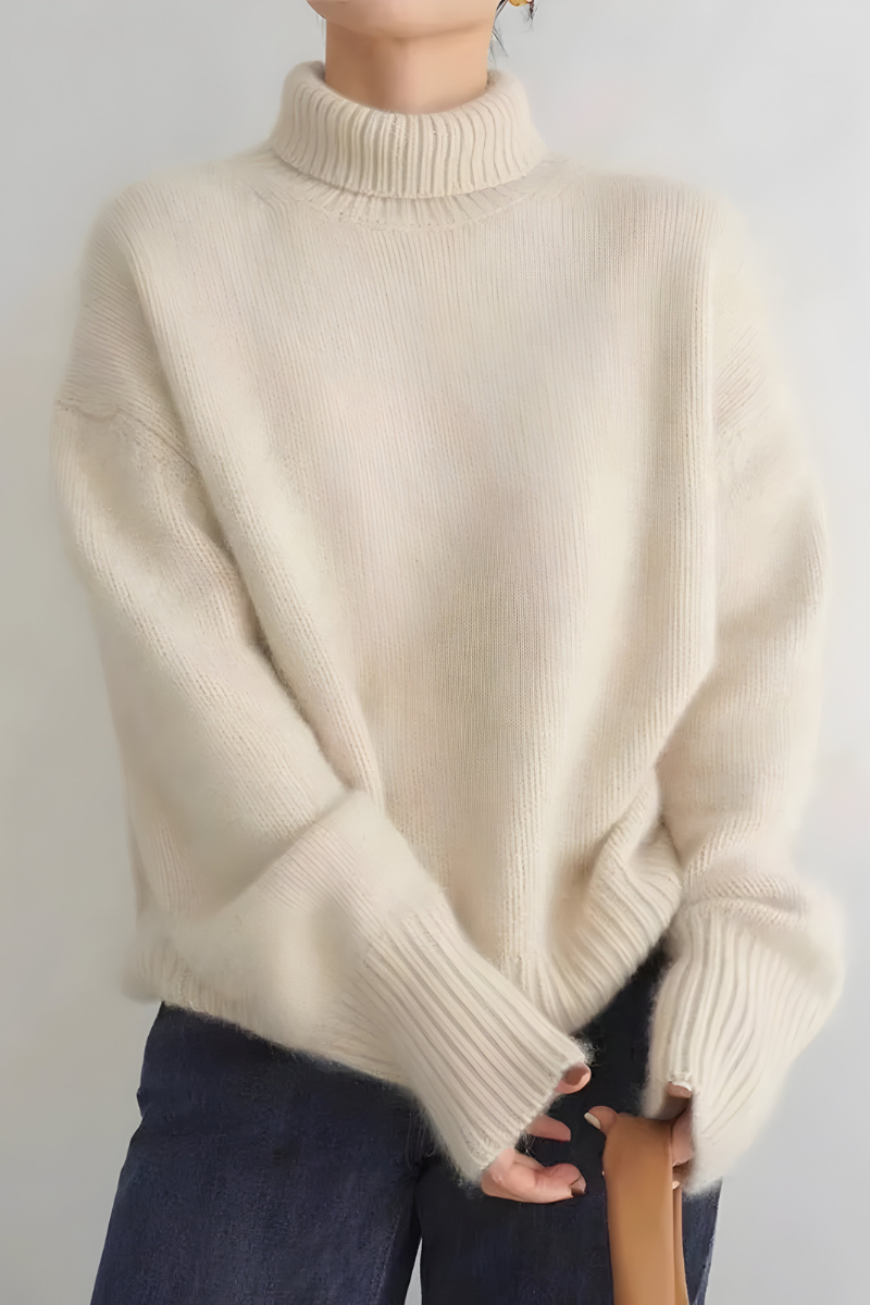 Heidi | Damen Rollkragenpullover mit Feinstrick, Coltrui-Kragen