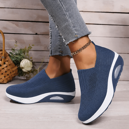 Liv | Slip-On Sneaker Damen mit Mesh-Design und rutschfester Sohle