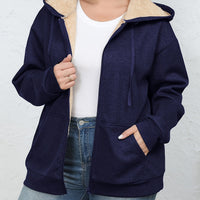Leonie Kapuzenjacke mit Fellimitat-Kapuze für Damen