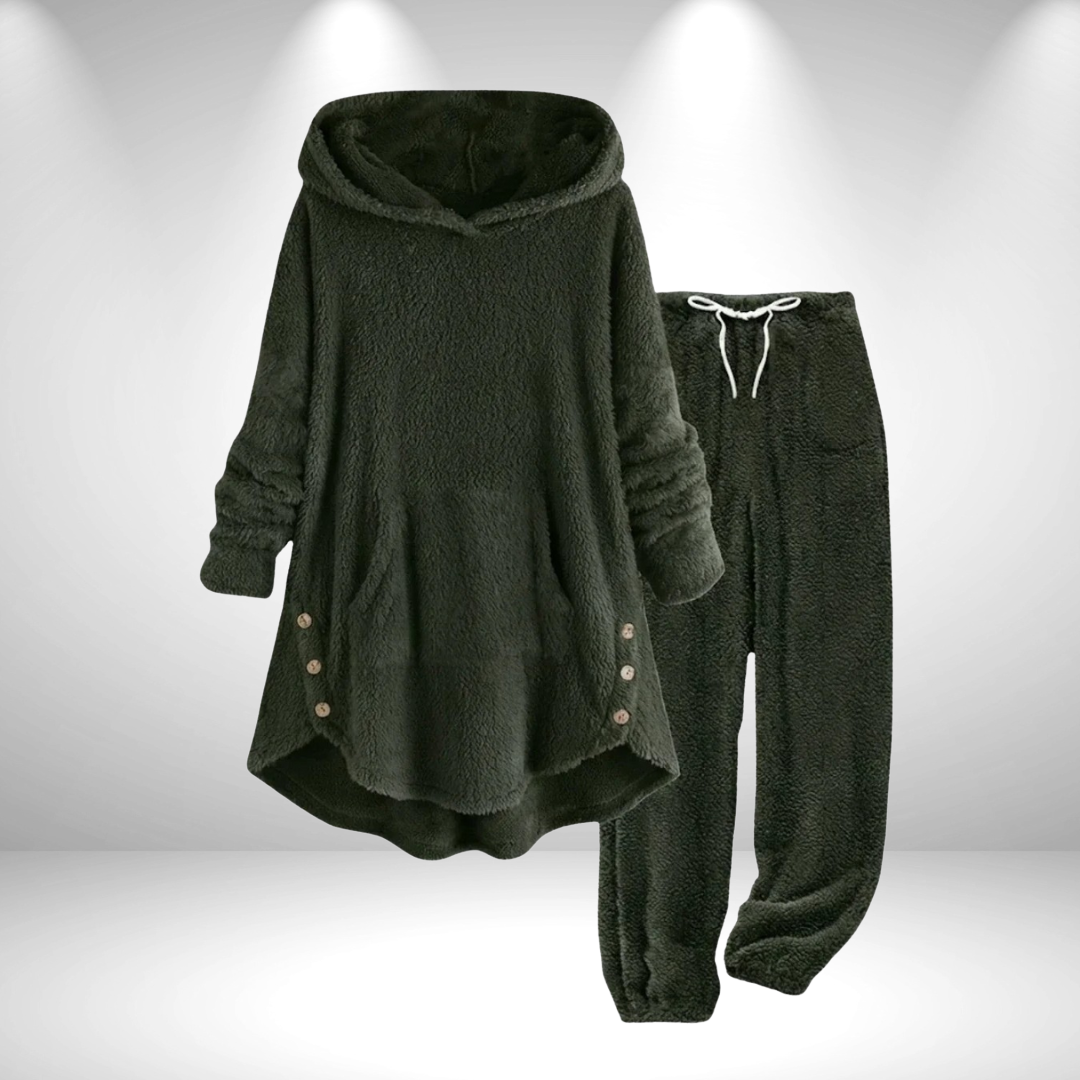 Yvette | Zweiteiliges Loungewear Set mit Kapuze für Damen