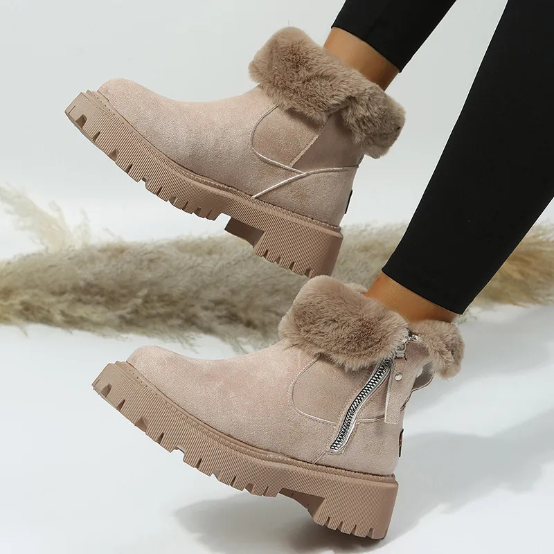 Britt | Warme Winterstiefel für Damen mit Schnürung