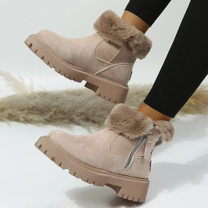 Britt | Warme Winterstiefel für Damen mit Schnürung