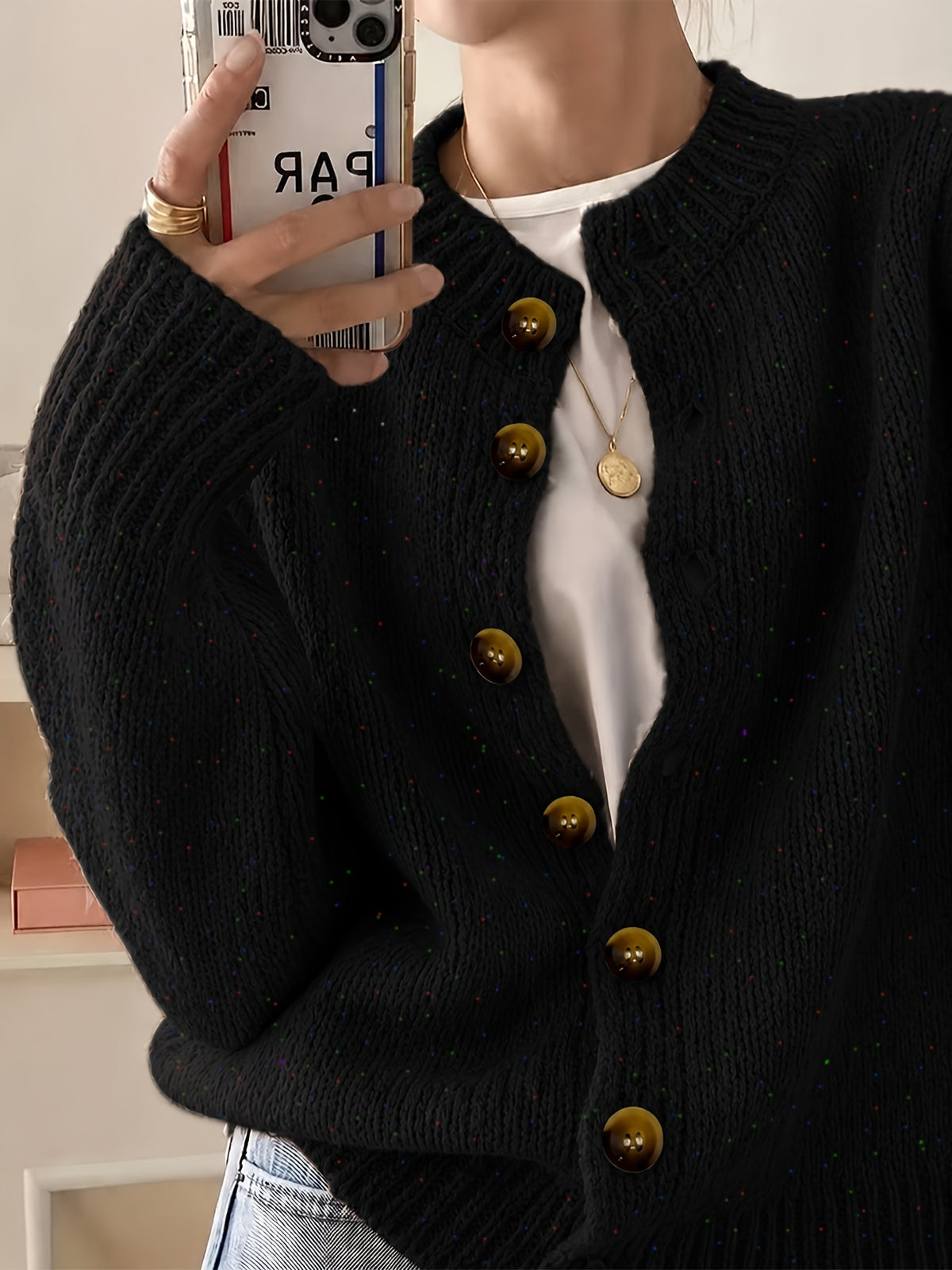 Ellinor | Damen Strickjacke Cardigan