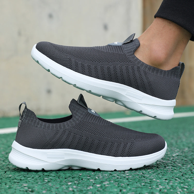 Dante | Herren Slip-On Sneaker mit atmungsaktivem Mesh, Blockabsatz