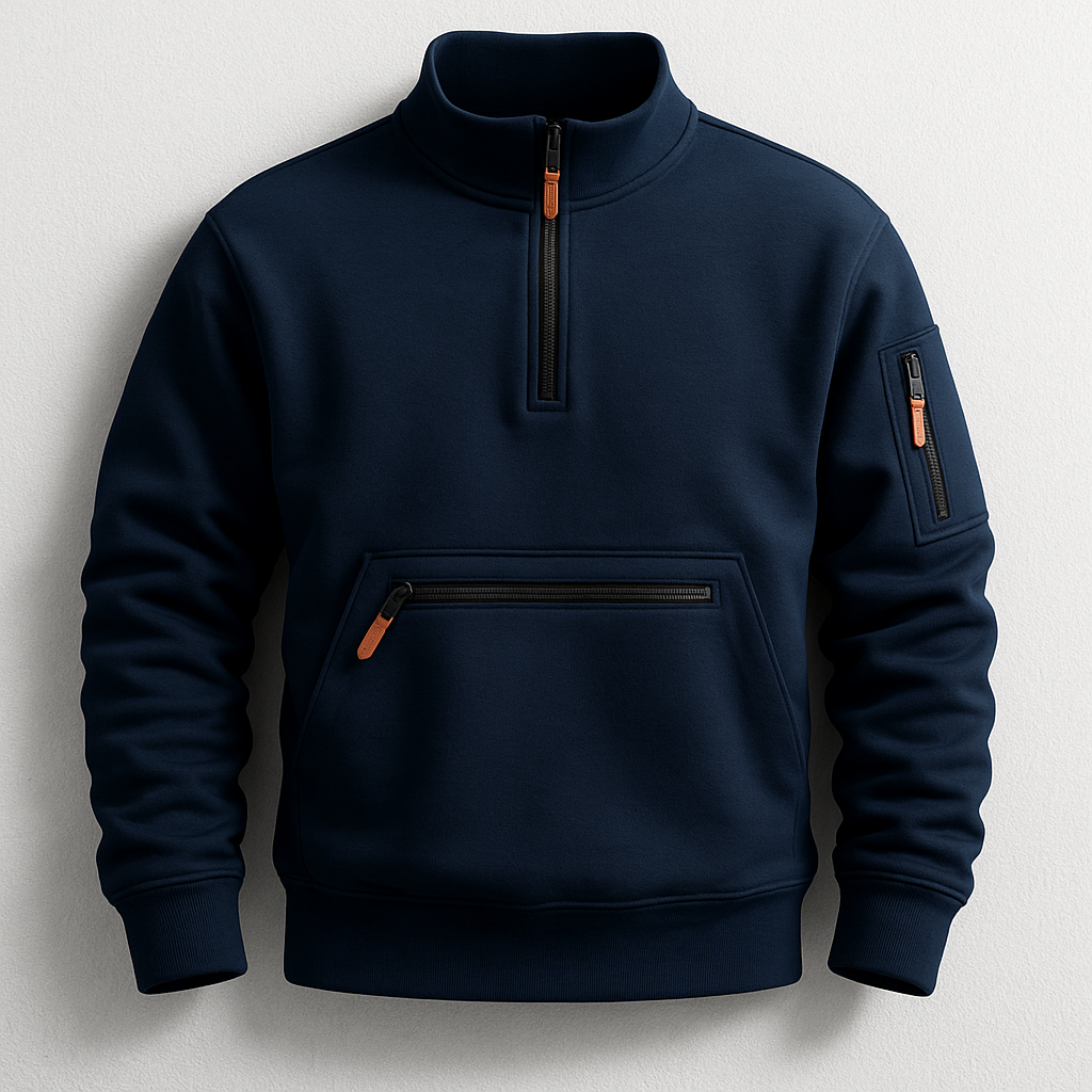Rafael | Herren Strickpullover mit Ärmeltasche