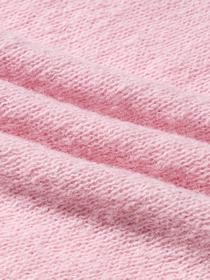 Katrien | Damen Oversized Strickpullover mit V-Ausschnitt