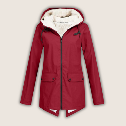 Freja | Wasserdichte Regenjacke mit Kapuze für Damen