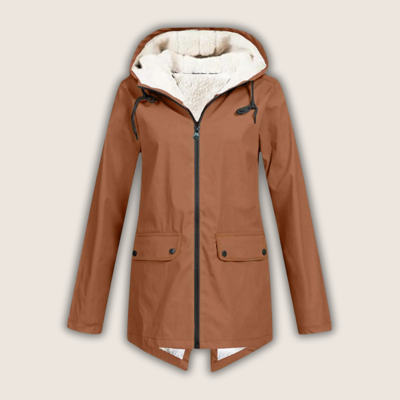 Freja | Wasserdichte Regenjacke mit Kapuze für Damen