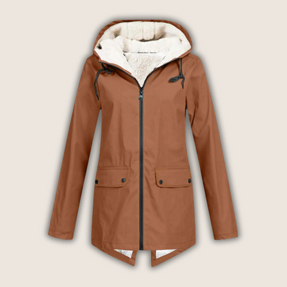 Freja | Wasserdichte Regenjacke mit Kapuze für Damen