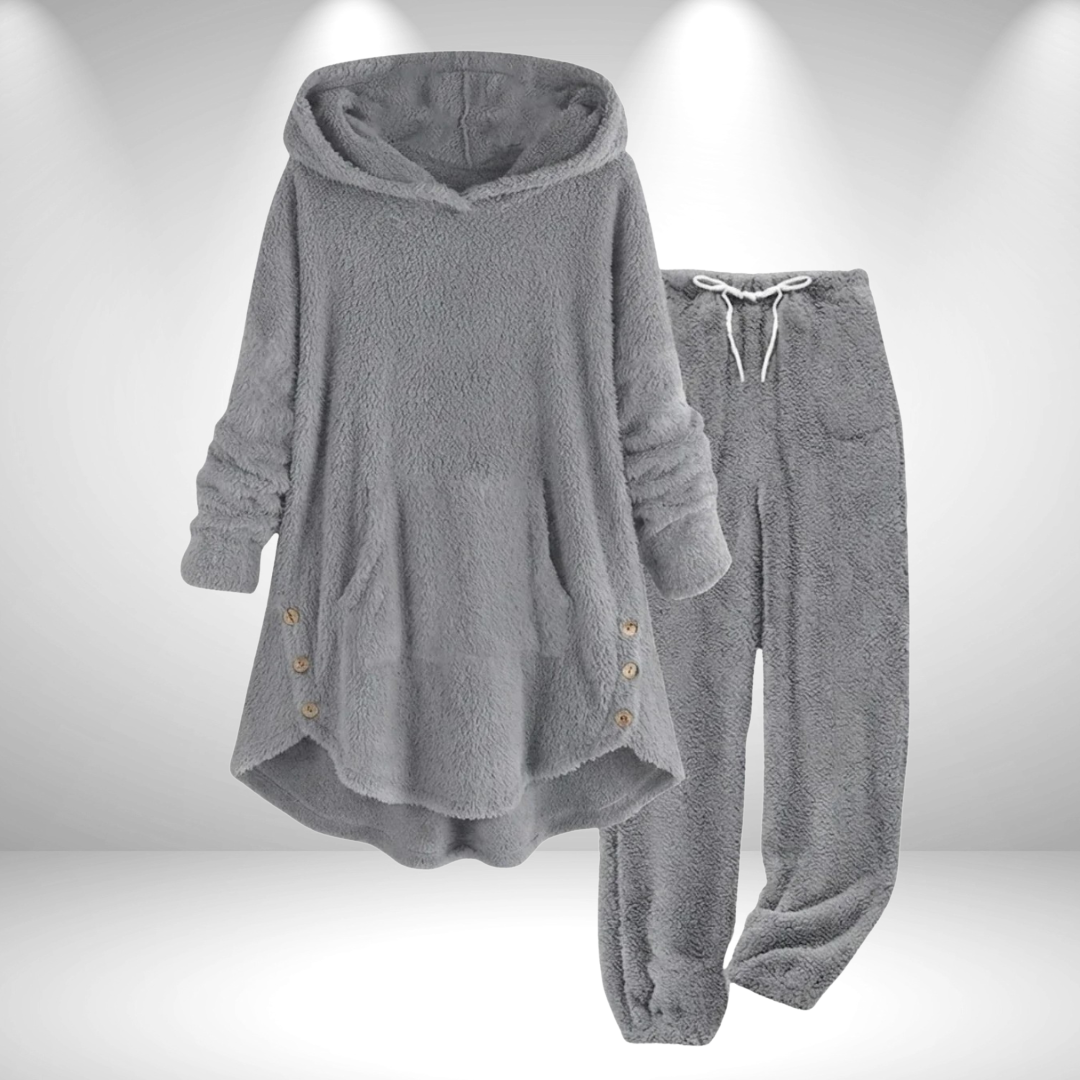 Yvette | Zweiteiliges Loungewear Set mit Kapuze für Damen