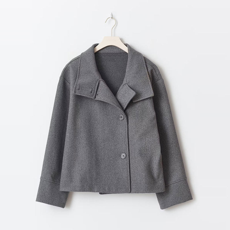 Alma | Damen Kurzmantel Elegant Zweireiher Winter