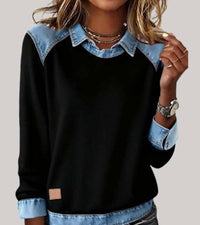 Gudrun | Oversized Sweatshirt mit Rundhalsausschnitt für Damen