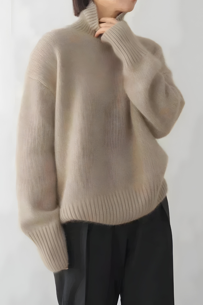 Heidi | Damen Rollkragenpullover mit Feinstrick, Coltrui-Kragen