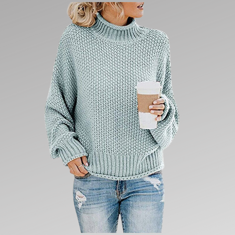 Henriette | Damen Oversized Zopfmuster Strickpullover