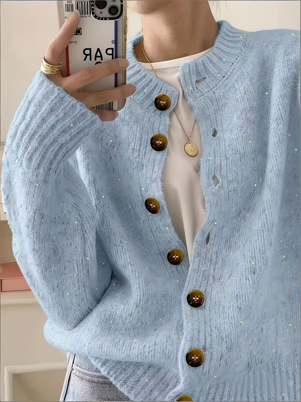 Ellinor | Damen Strickjacke Cardigan