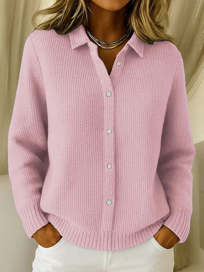 Grace | Damen Strickpullover mit Stehkragen Langarm