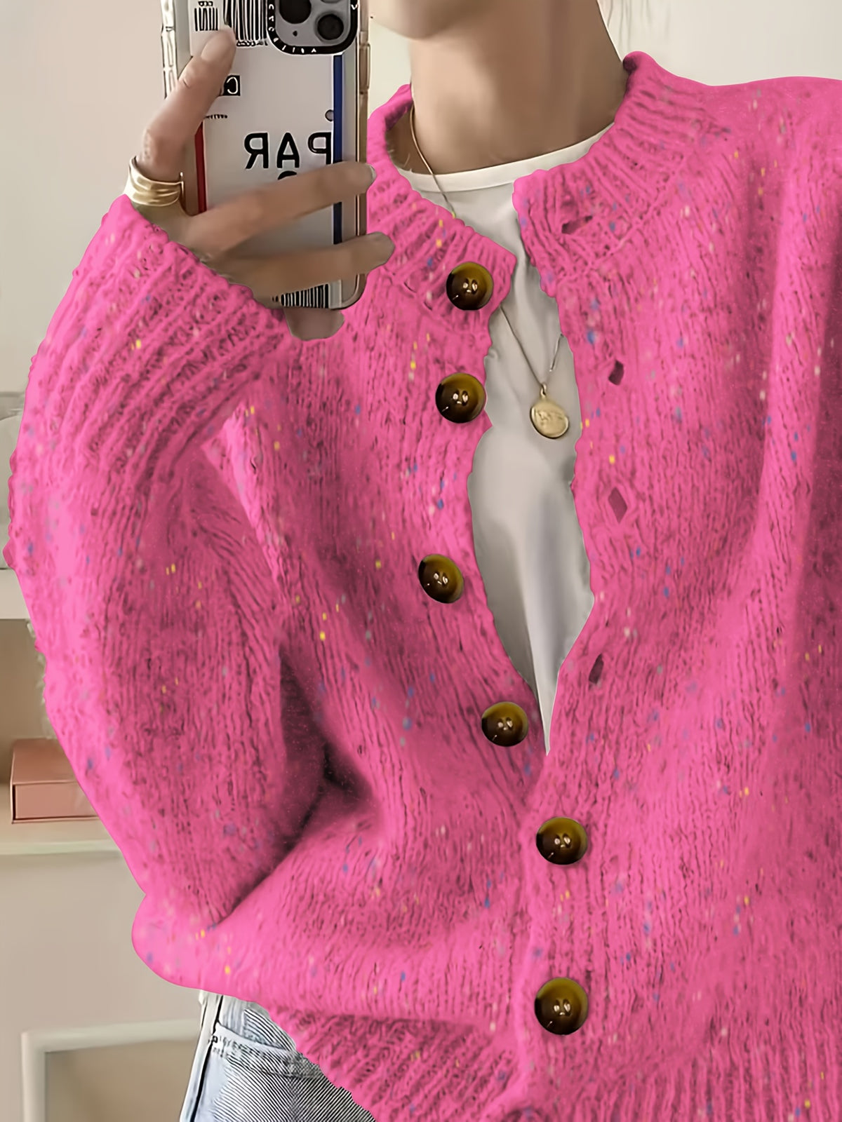 Ellinor | Damen Strickjacke Cardigan