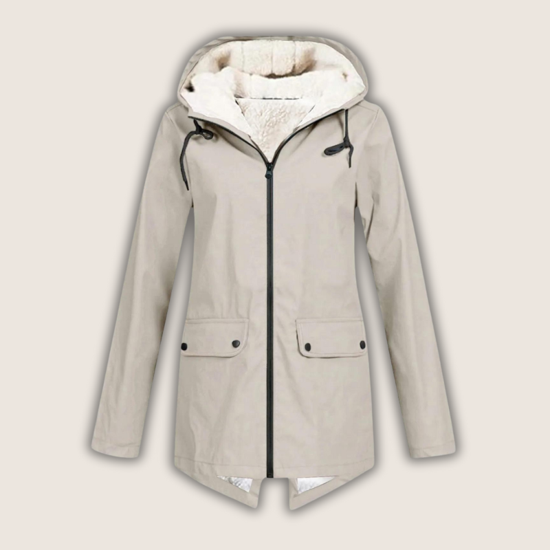 Freja | Wasserdichte Regenjacke mit Kapuze für Damen