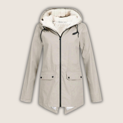Freja | Wasserdichte Regenjacke mit Kapuze für Damen