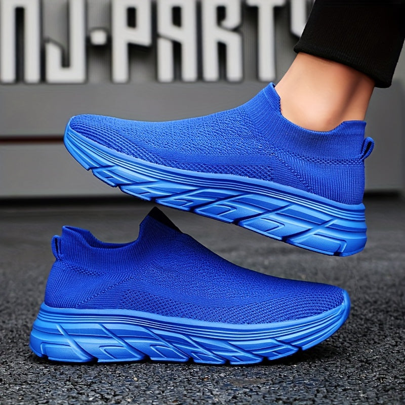 Daniel | Herren Slip-On Sneaker mit Strickschaft, Ademend, Sportlich
