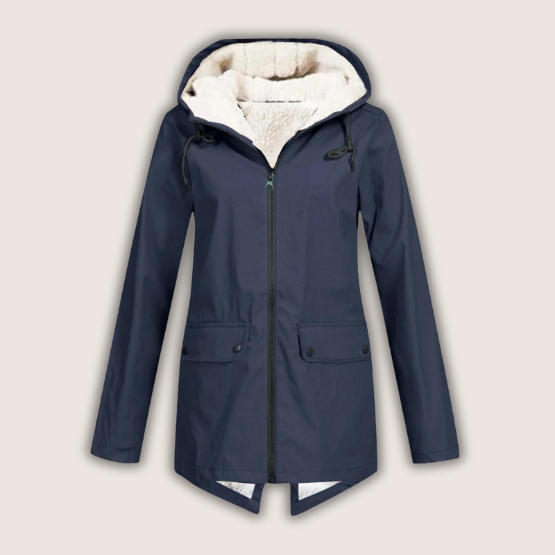 Freja | Wasserdichte Regenjacke mit Kapuze für Damen