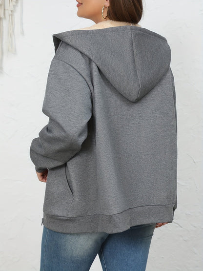 Leonie Kapuzenjacke mit Fellimitat-Kapuze für Damen