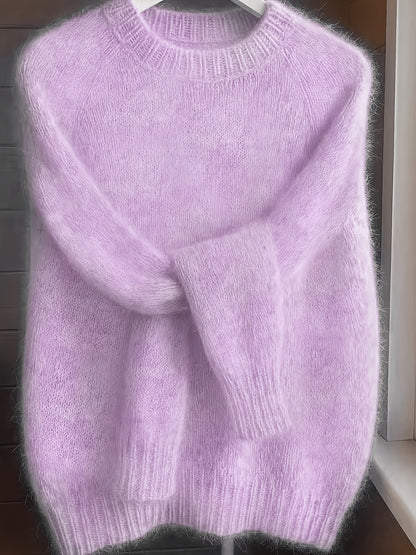 Kastanja | Damen Oversized Strickpullover
