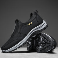 Dominic | Herren Slip-On Sneaker mit Blockabsatz, Profilsohle