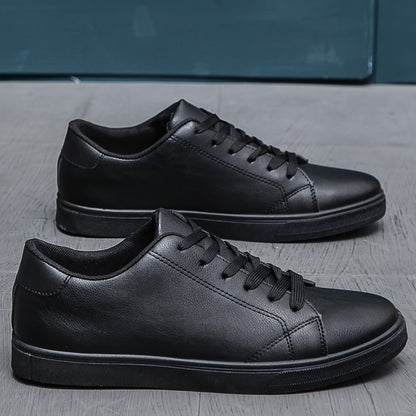 Damien | Herren Sneaker mit Schnürung und Blockabsatz, White