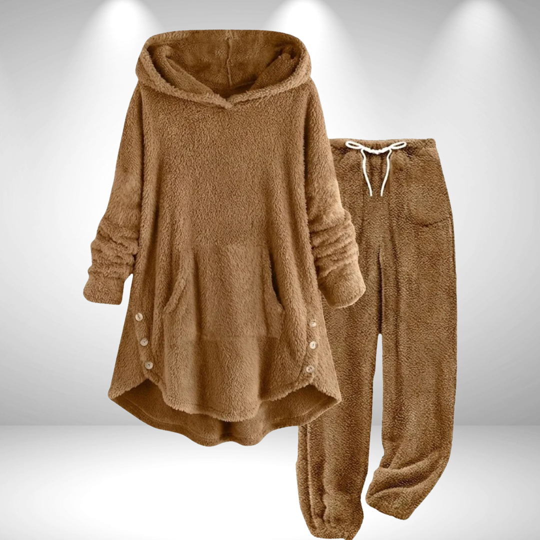 Yvette | Zweiteiliges Loungewear Set mit Kapuze für Damen