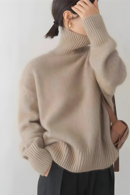 Heidi | Damen Rollkragenpullover mit Feinstrick, Coltrui-Kragen