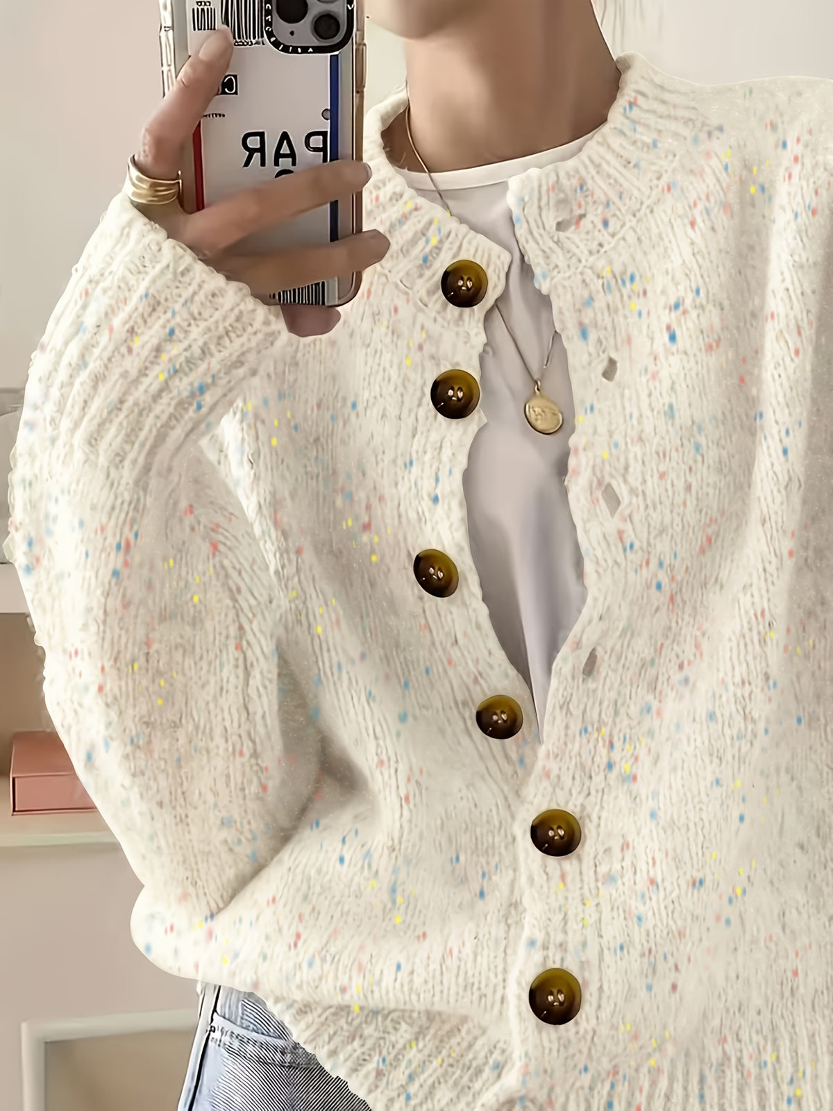 Ellinor | Damen Strickjacke Cardigan