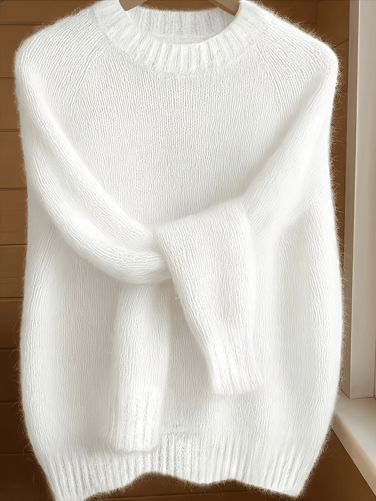 Kastanja | Damen Oversized Strickpullover